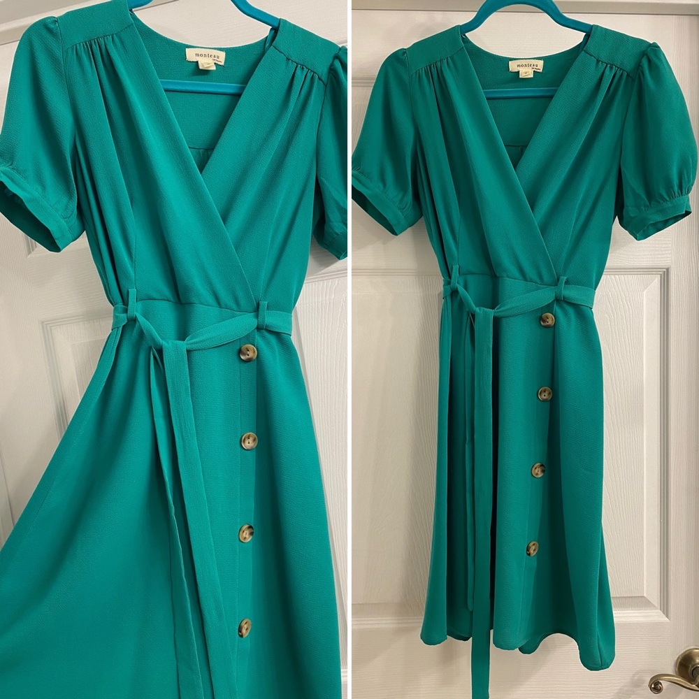 Green Monteau Dress SOLD